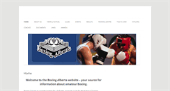 Desktop Screenshot of boxingalberta.com