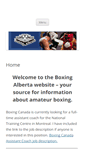 Mobile Screenshot of boxingalberta.com